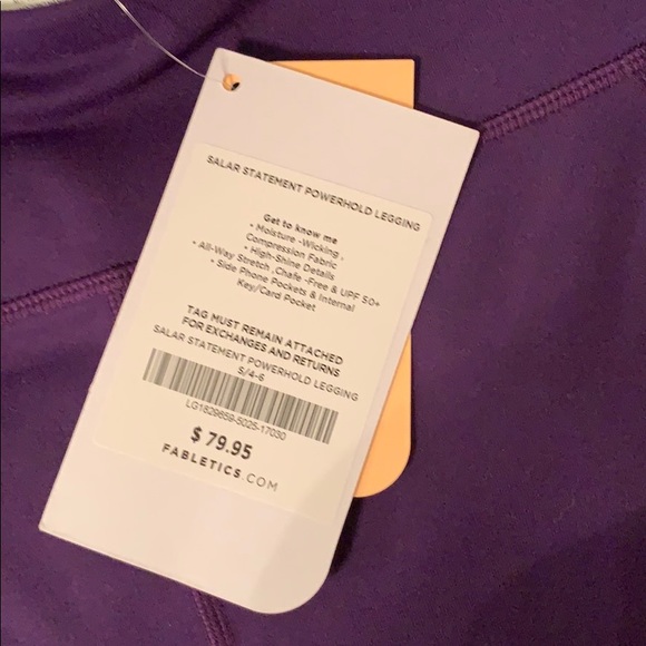 Fabletic workout pants NWT! - Picture 6 of 6